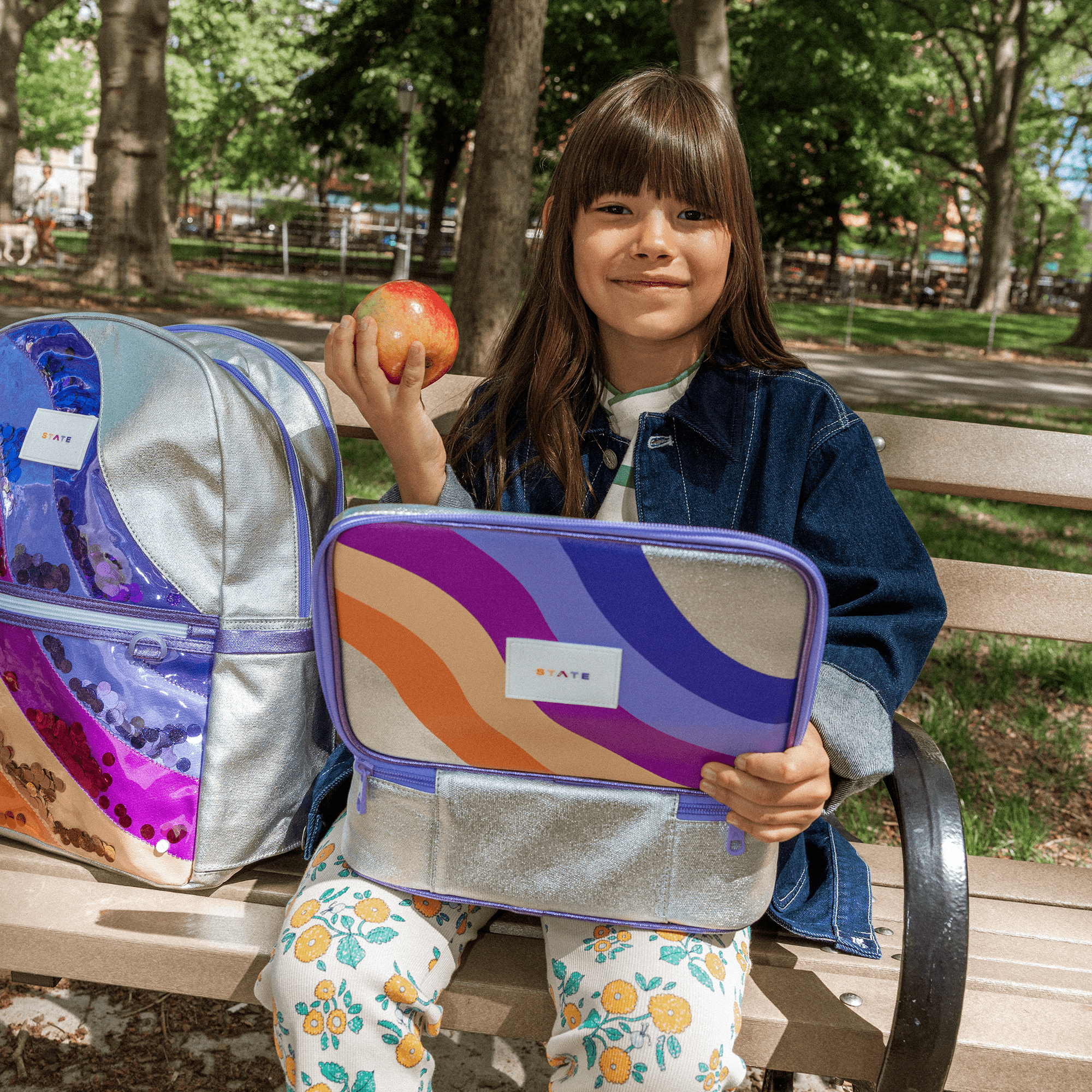 STATE Bags - Kane Double Pocket Backpack - Blissfully Lavender BoutiqueSTATE Bags