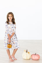 Stay Spooky Pocket Twirl Dress - Blissfully Lavender BoutiqueMila & Rose ®