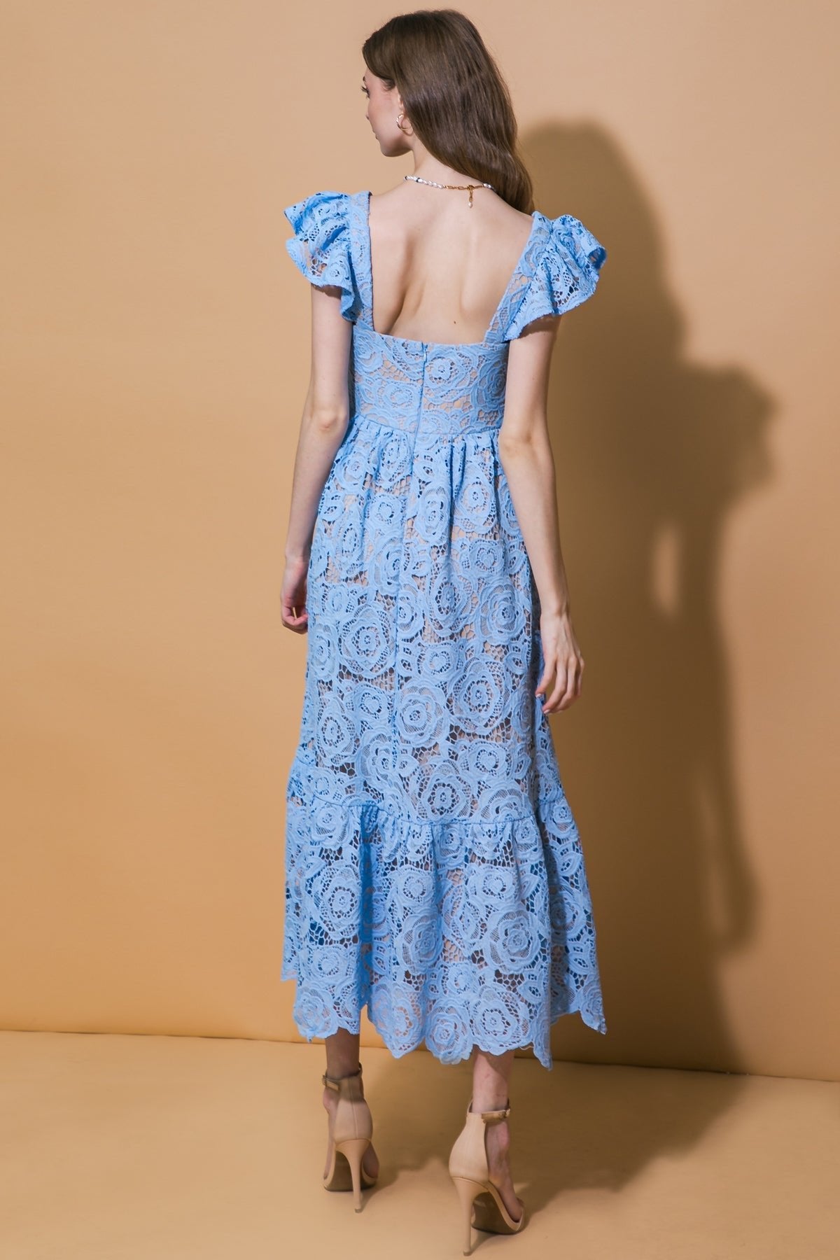 Still Thinking Lace Women’s Midi Dress - Blissfully Lavender BoutiqueFlying Tomato