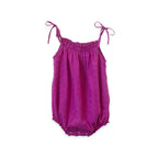 Baby Girl Vivacious Pink Strap Romper