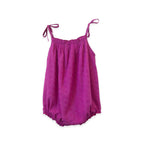 Baby Girl Vivacious Pink Strap Romper