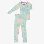 Summer Florals Aqua Pajama - Blissfully Lavender BoutiqueBestaroo