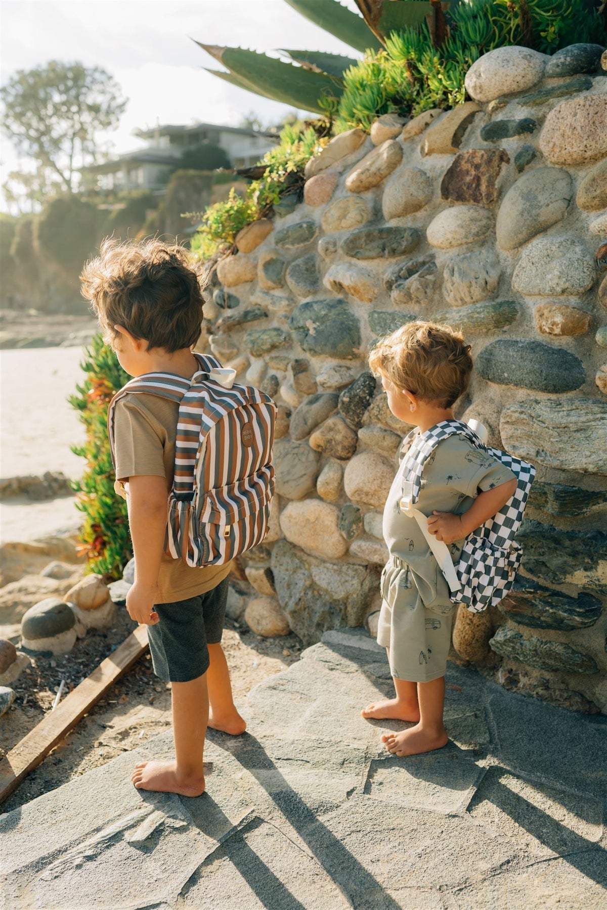 Sunset Stripes Mini Backpack - Blissfully Lavender BoutiqueMebie Baby