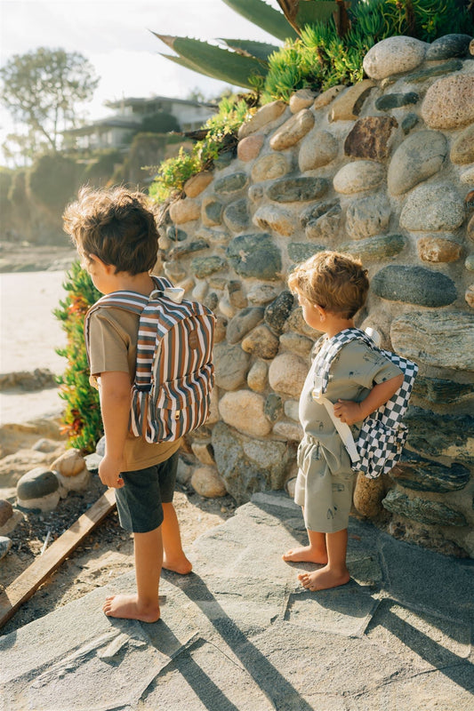 Sunset Stripes Mini Backpack - Blissfully Lavender BoutiqueMebie Baby
