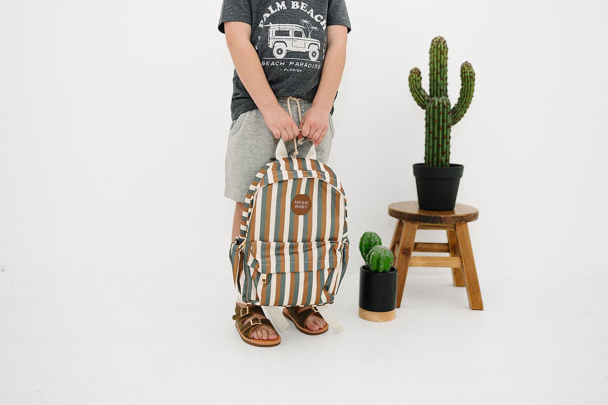 Sunset Stripes Mini Backpack - Blissfully Lavender BoutiqueMebie Baby