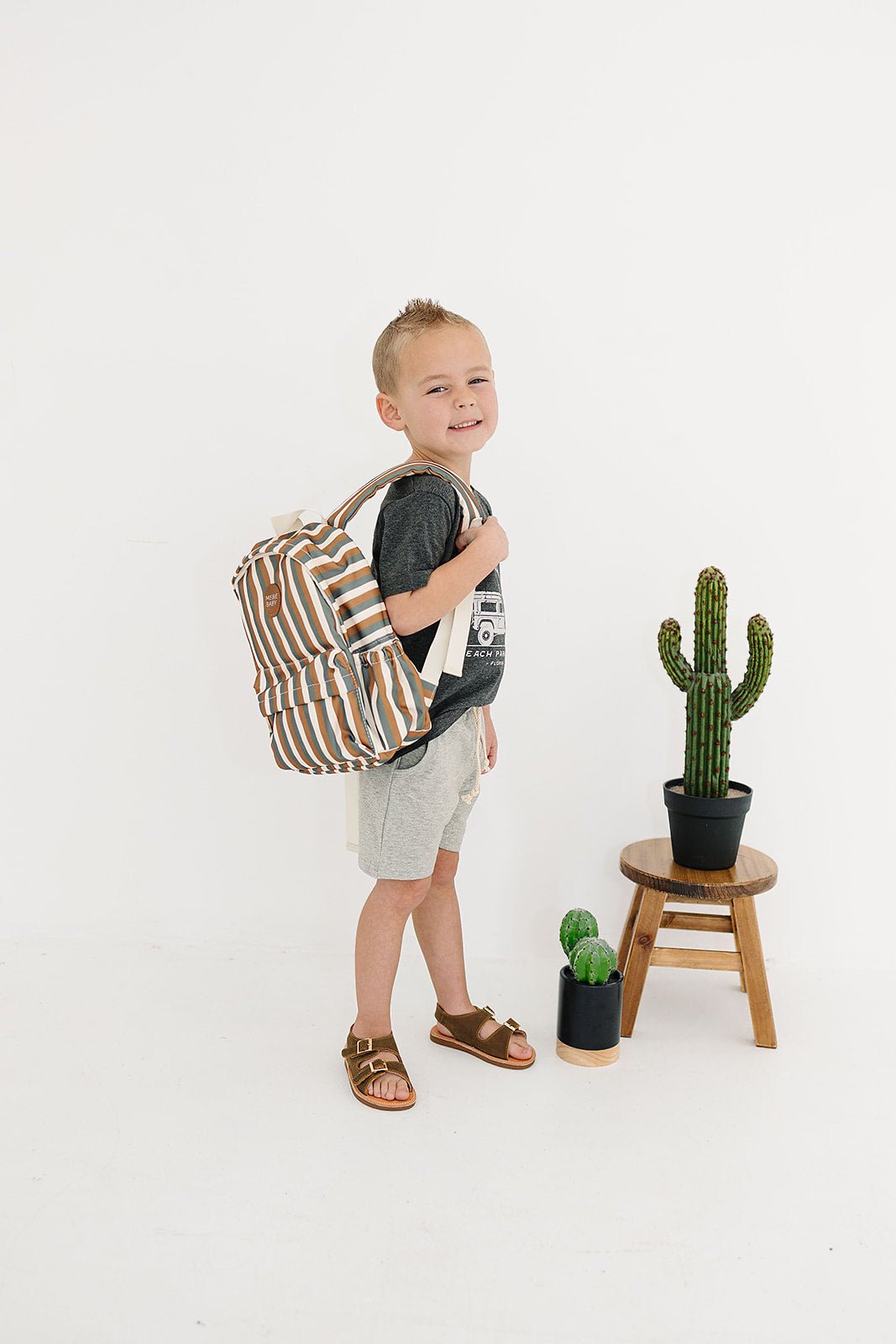 Sunset Stripes Mini Backpack - Blissfully Lavender BoutiqueMebie Baby