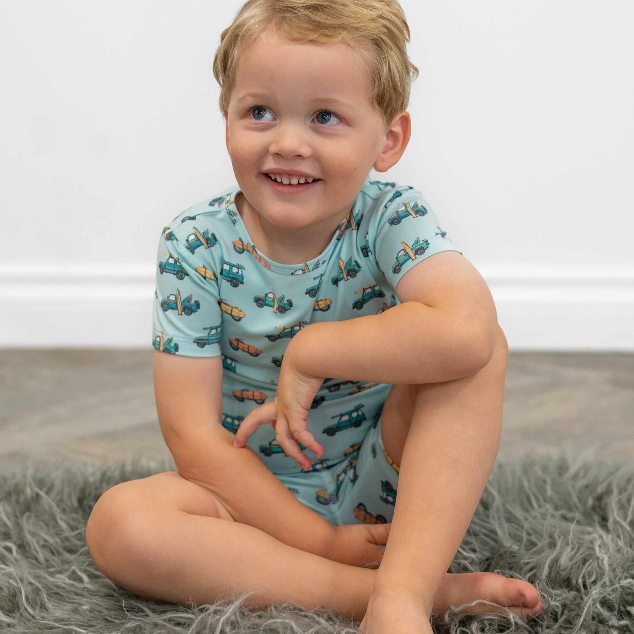 Surfing Beach Summer Pajama Set - Blissfully Lavender BoutiqueSweet Bamboo