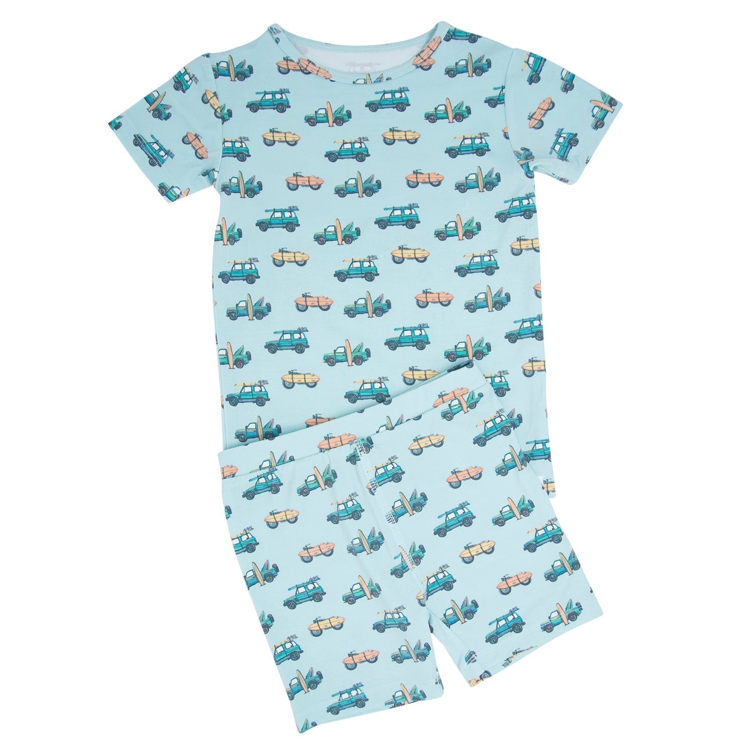 Surfing Beach Summer Pajama Set - Blissfully Lavender BoutiqueSweet Bamboo