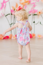 Sweet Springtime Ruffle Cross Back Romper - Blissfully Lavender BoutiqueMila & Rose ®