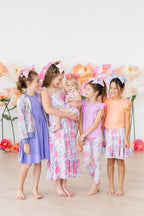 Sweet Springtime Ruffle Cross Back Romper - Blissfully Lavender BoutiqueMila & Rose ®