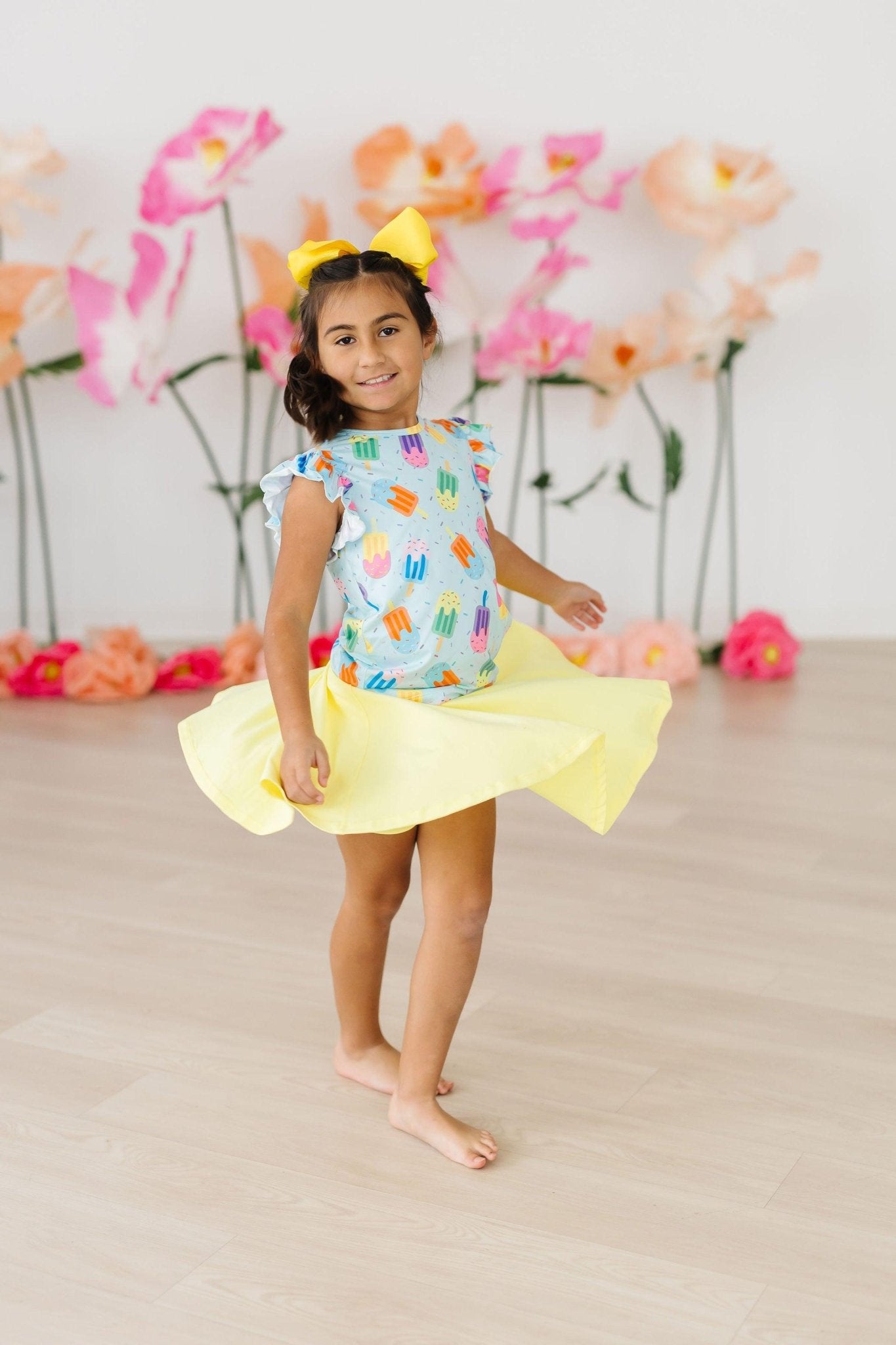 Sweet Treat Short Sleeve Ruffle Tee - Blissfully Lavender BoutiqueMila & Rose ®