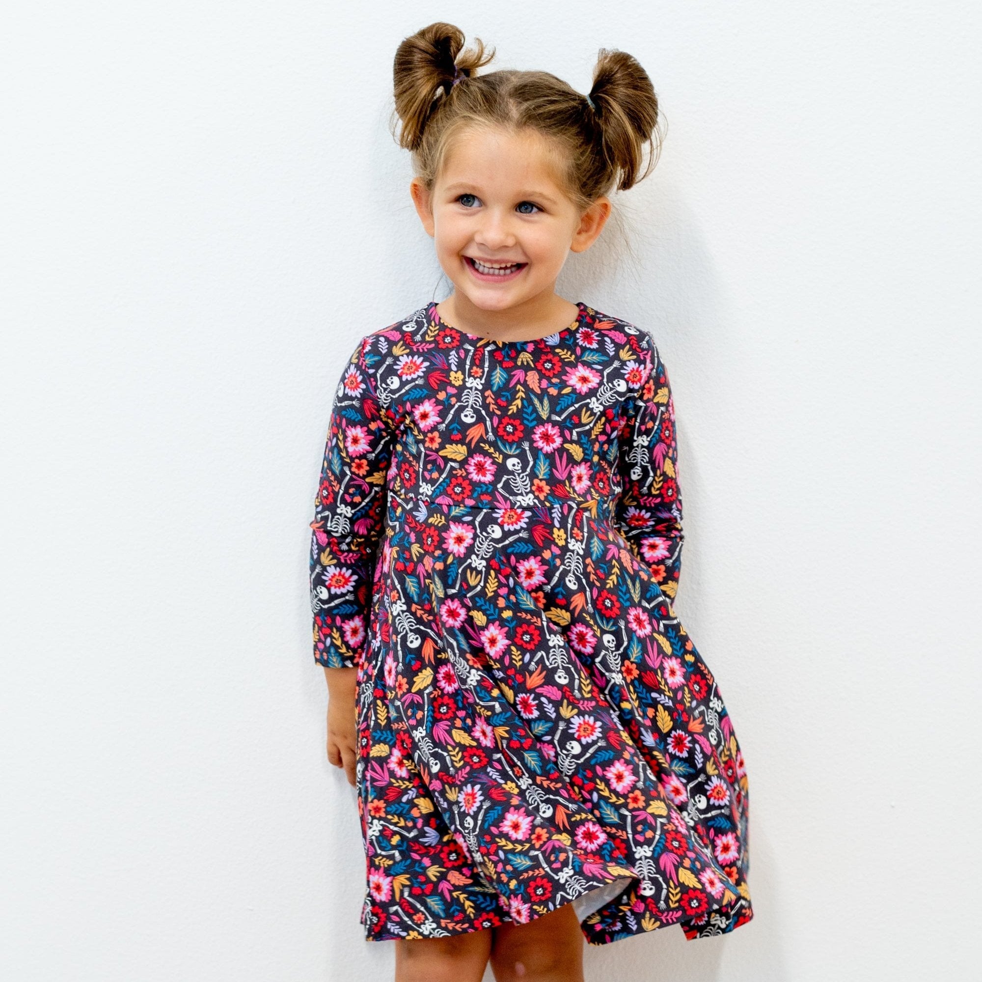 Day of The Dead Swirly Girl Dress