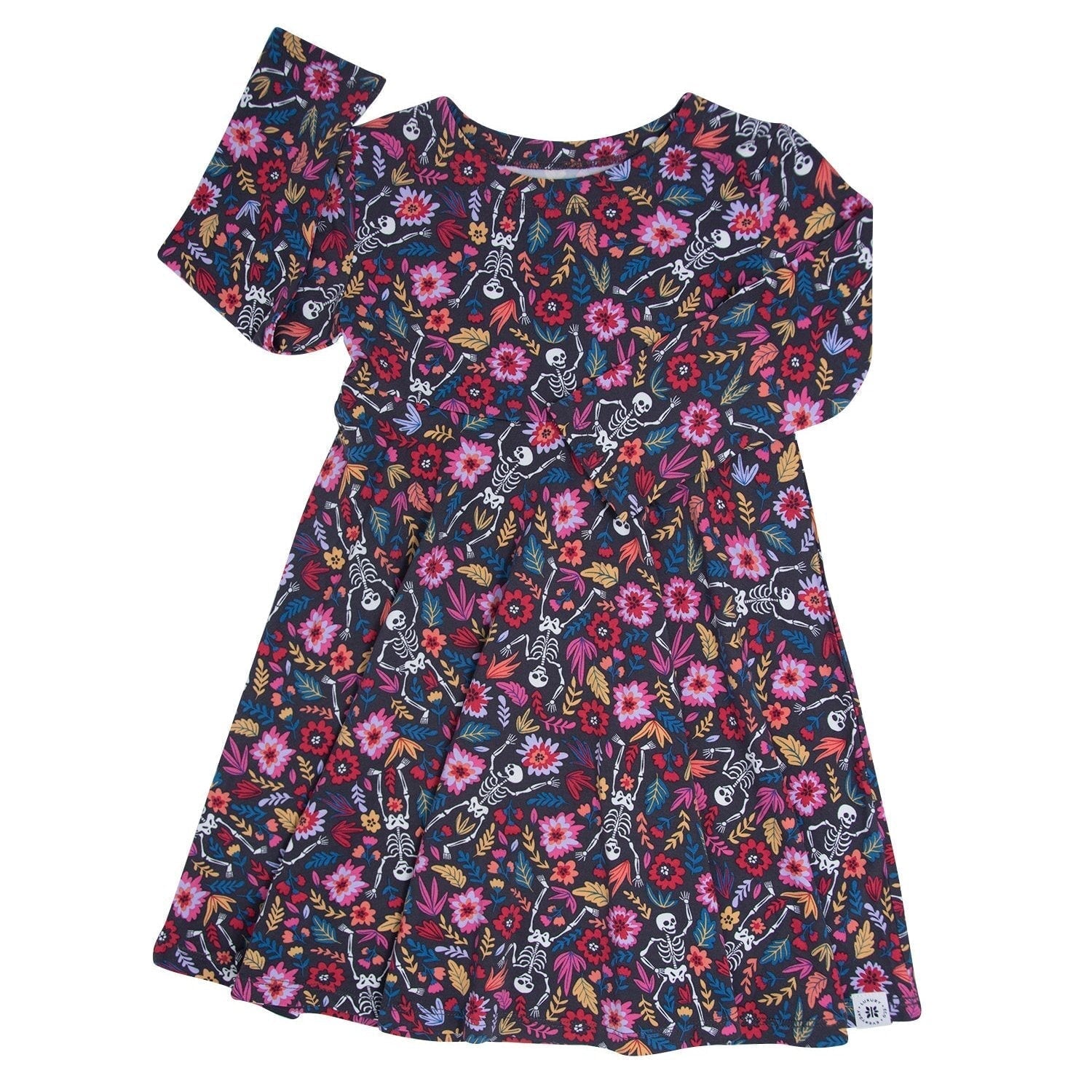 Day of The Dead Swirly Girl Dress
