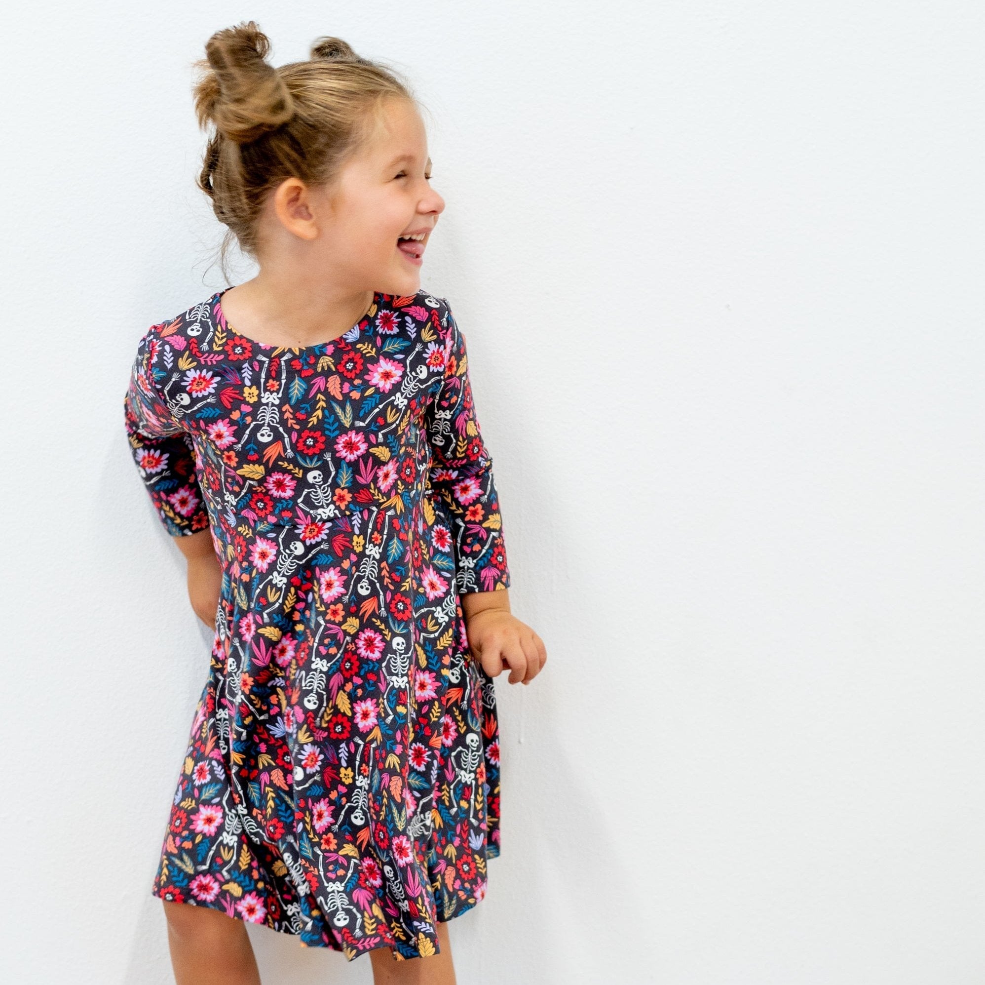 Day of The Dead Swirly Girl Dress