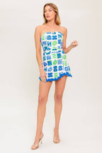 Tell Me Women’s Woven Romper - Blissfully Lavender BoutiqueFlying Tomato