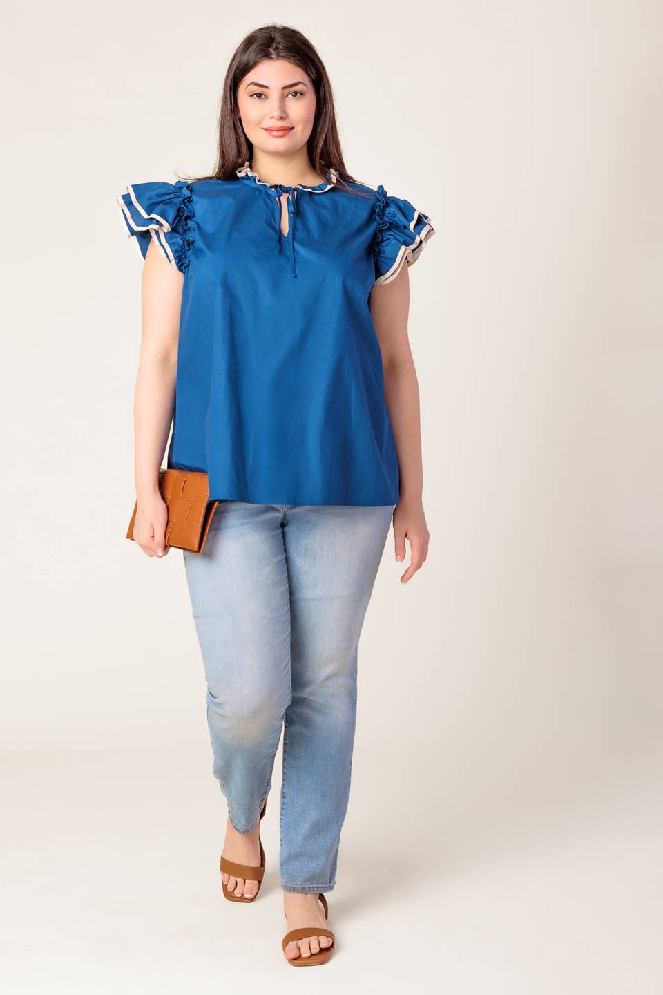 THE TIME IS RIGHT WOVEN TOP - Blissfully Lavender BoutiqueFlying Tomato