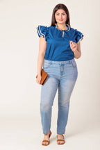 THE TIME IS RIGHT WOVEN TOP - Blissfully Lavender BoutiqueFlying Tomato