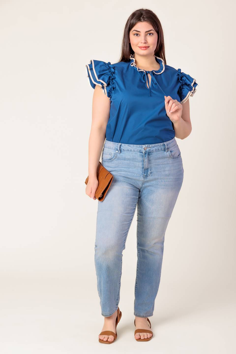 THE TIME IS RIGHT WOVEN TOP - Blissfully Lavender BoutiqueFlying Tomato