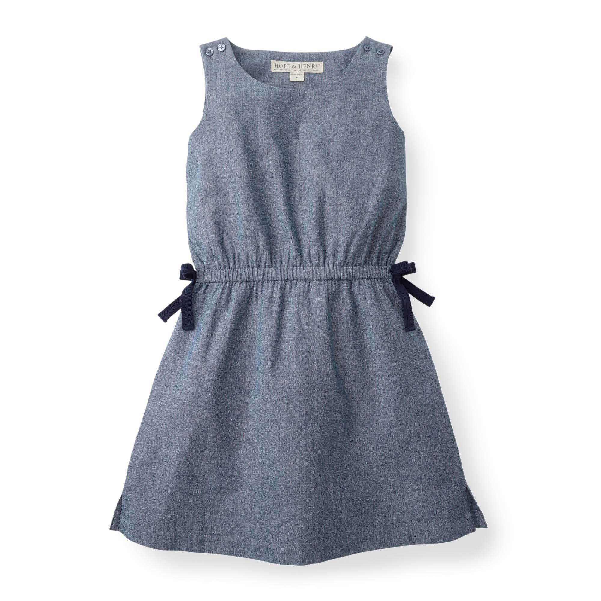 Tie-Waist Sleeveless Dress