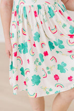 Top of the Mornin' Flutter Sleeve Twirl Dress - Blissfully Lavender BoutiqueMila & Rose ®