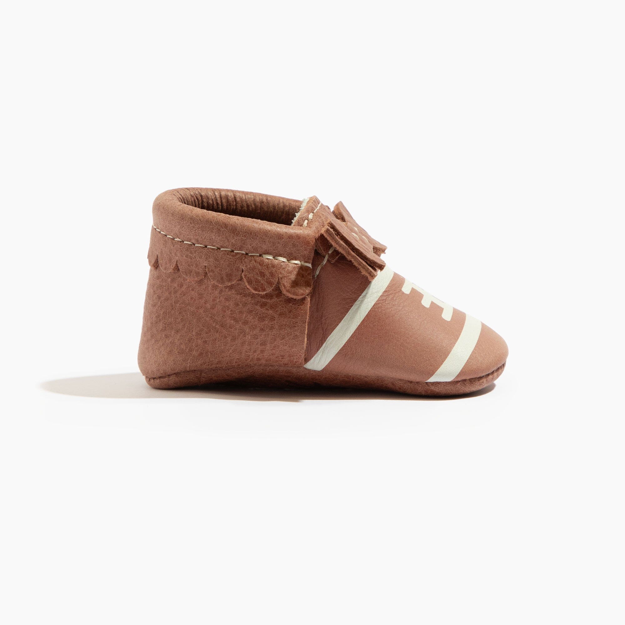 Touchdown II Bow Leather Baby Shoe - Blissfully Lavender BoutiqueFreshly Picked
