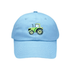 Tractor Baseball Hat (Baby/Toddler, Youth) - Blissfully Lavender BoutiqueBits & Bows