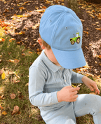 Tractor Baseball Hat (Baby/Toddler, Youth) - Blissfully Lavender BoutiqueBits & Bows