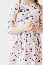 Trick or Treat Pocket Twirl Dress - Blissfully Lavender BoutiqueMila & Rose ®