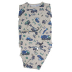 Trucks Diggers Construction Big Kid Pajama - Blissfully Lavender BoutiqueSweet Bamboo