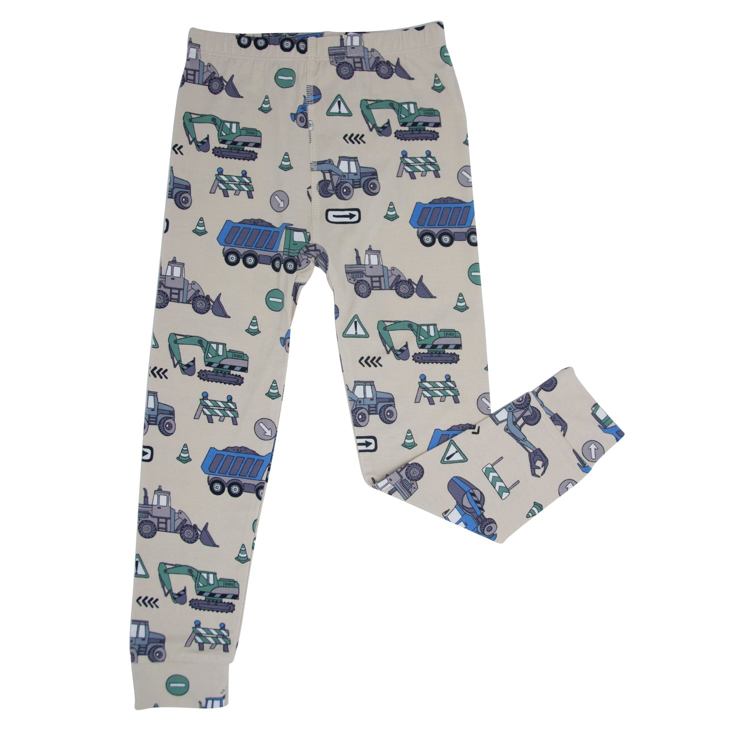 Trucks Diggers Construction Big Kid Pajama - Blissfully Lavender BoutiqueSweet Bamboo