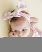 Girls Pink Checkered Tutu Romper