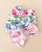 Bubble Gum Checkered Headband