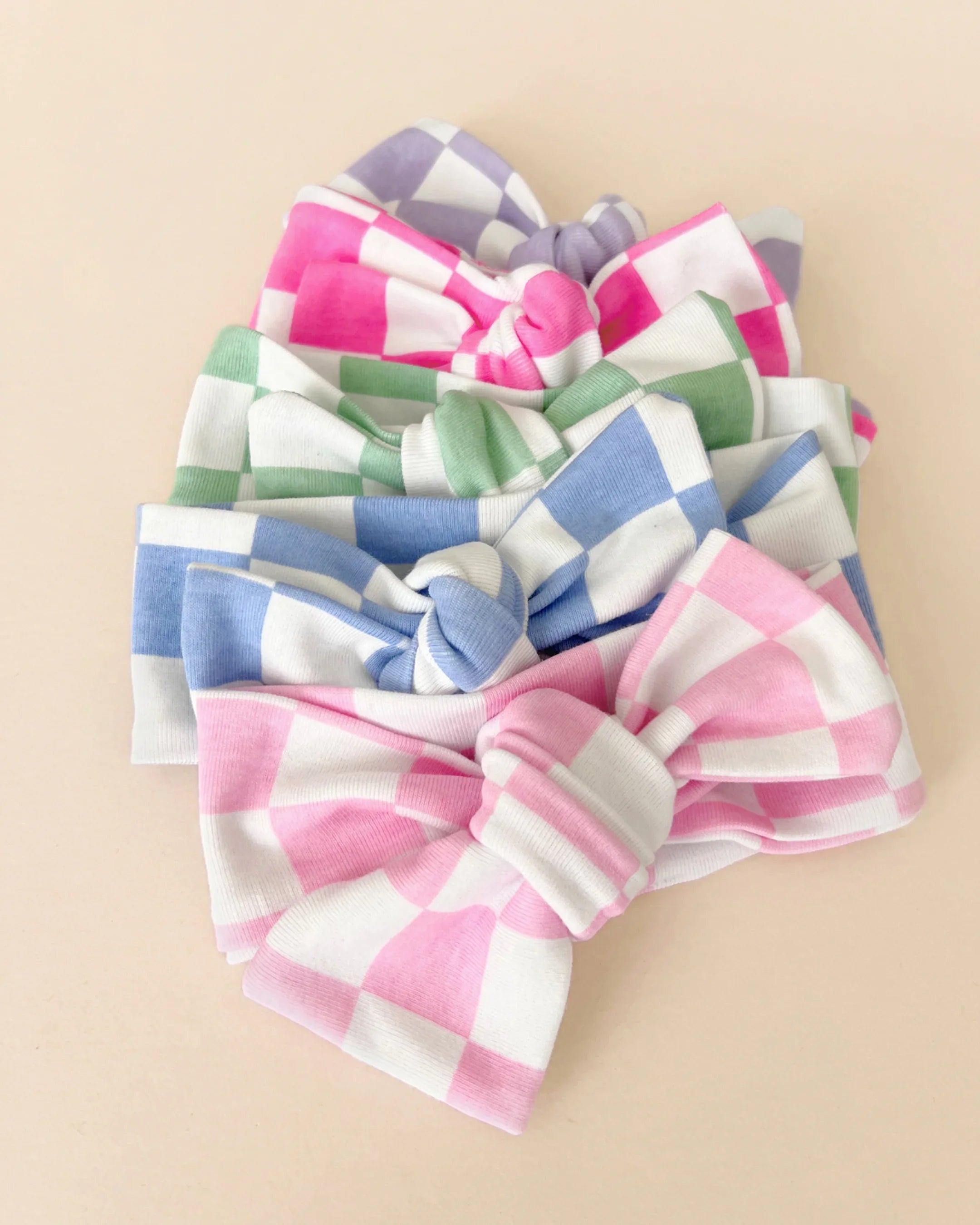 Bubble Gum Checkered Headband