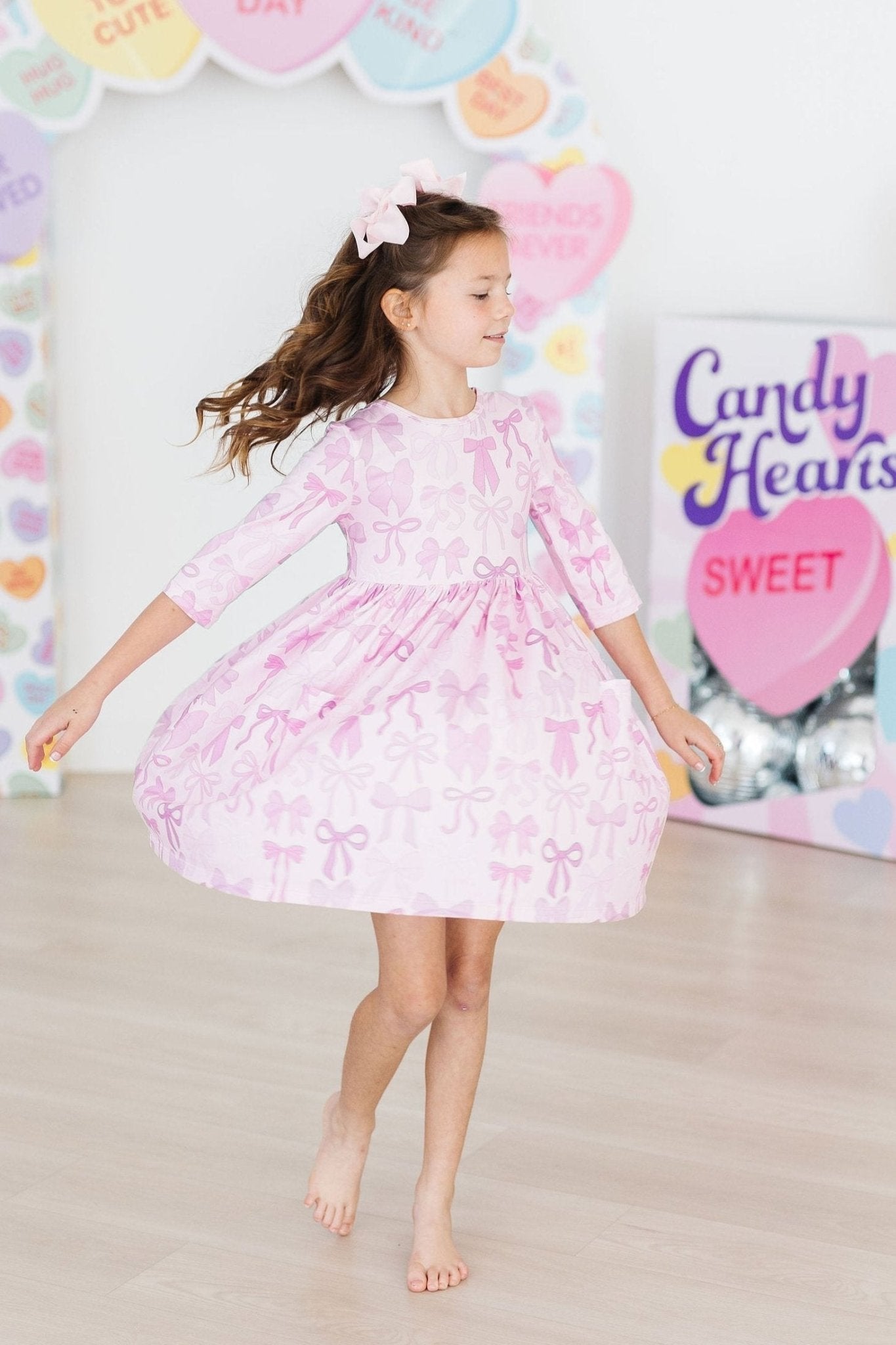 Twinkle Sleeve Pocket Twirl Dress - Blissfully Lavender BoutiqueMila & Rose ®