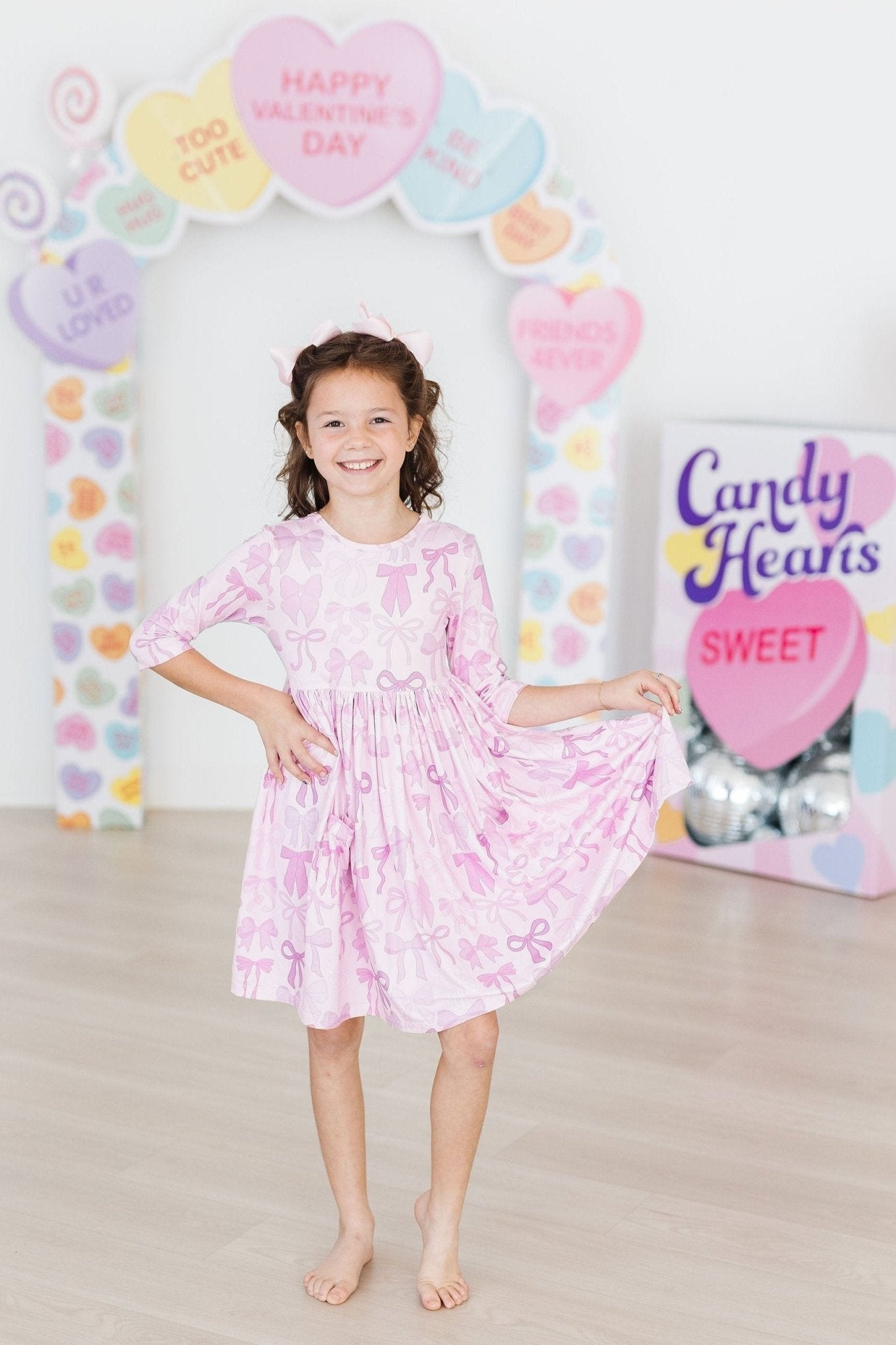 Twinkle Sleeve Pocket Twirl Dress - Blissfully Lavender BoutiqueMila & Rose ®