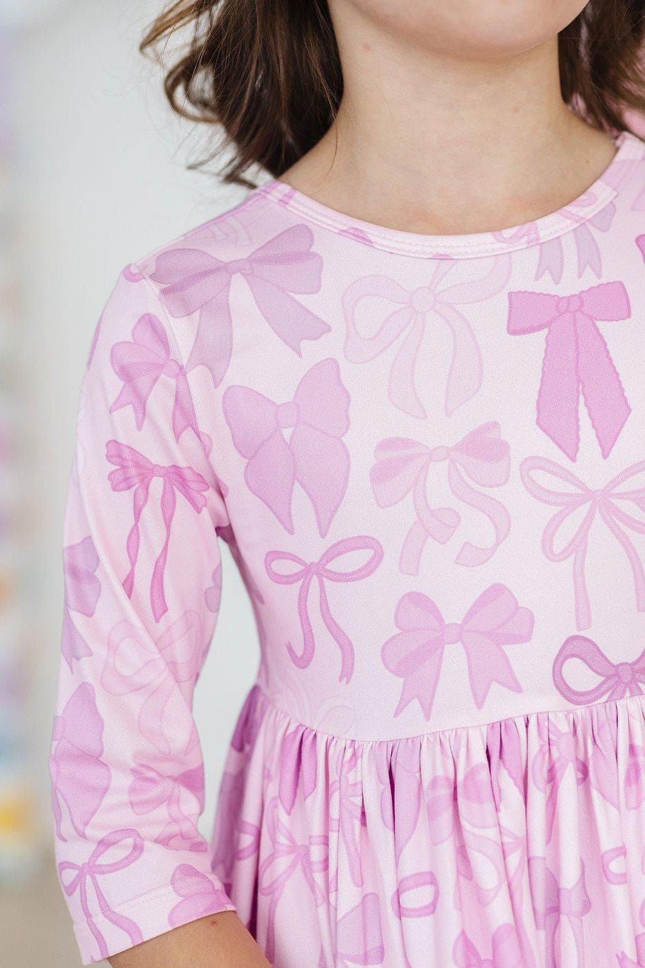 Twinkle Sleeve Pocket Twirl Dress - Blissfully Lavender BoutiqueMila & Rose ®