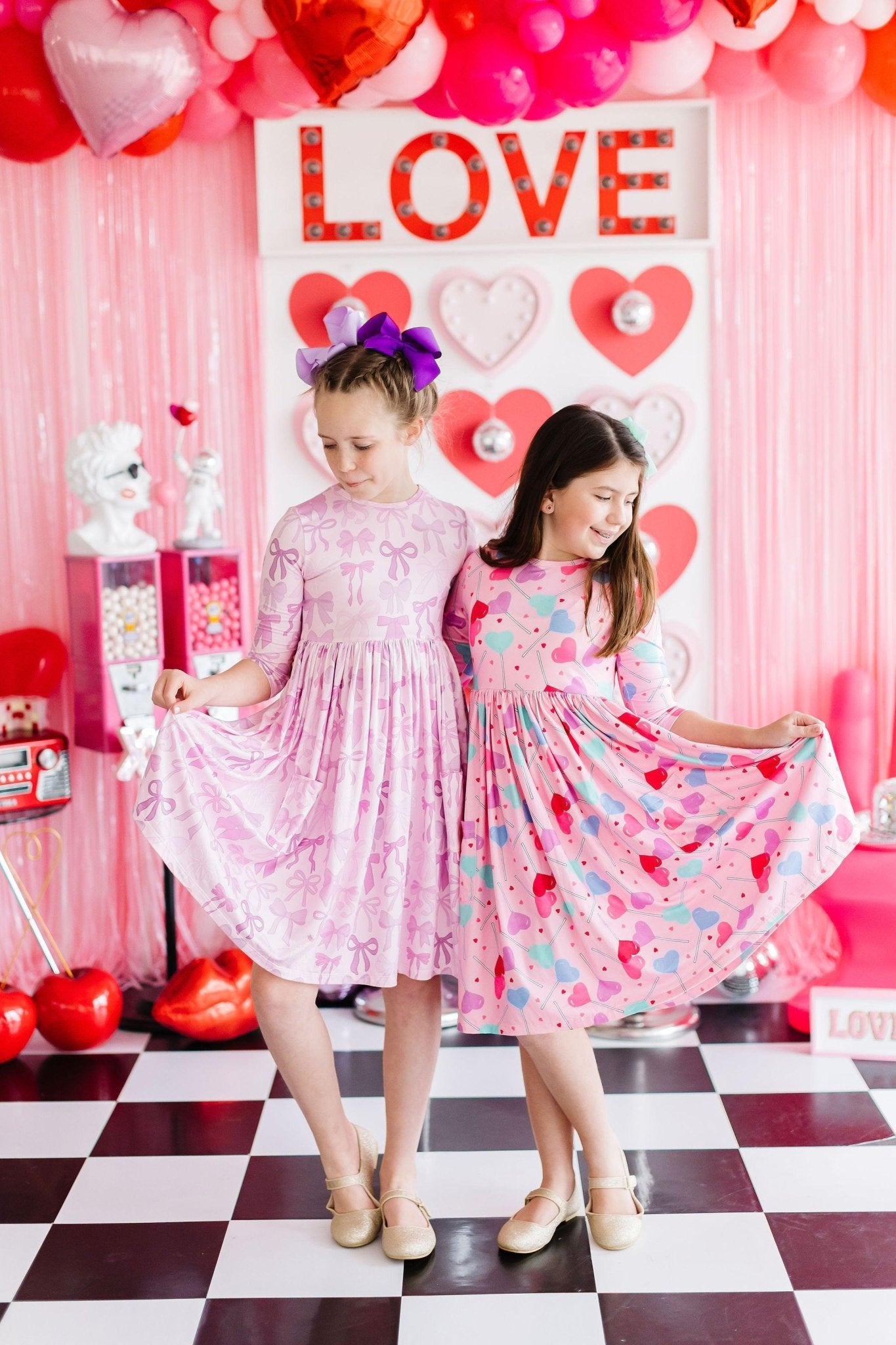 Twinkle Sleeve Pocket Twirl Dress - Blissfully Lavender BoutiqueMila & Rose ®