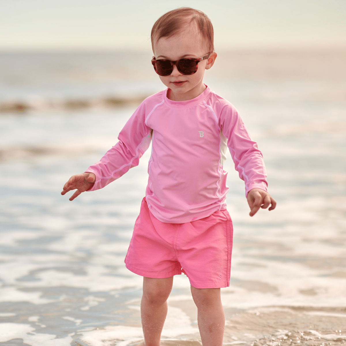 UPF 50+ Performance Short | Pink Paradise - Blissfully Lavender BoutiqueBabiators Sunglasses