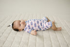 USA Bamboo Shorty Romper - Blissfully Lavender BoutiqueLUCKY PANDA KIDS