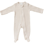 Vanilla Organic Cotton Zipper Pajamas - Blissfully Lavender BoutiqueMebie Baby