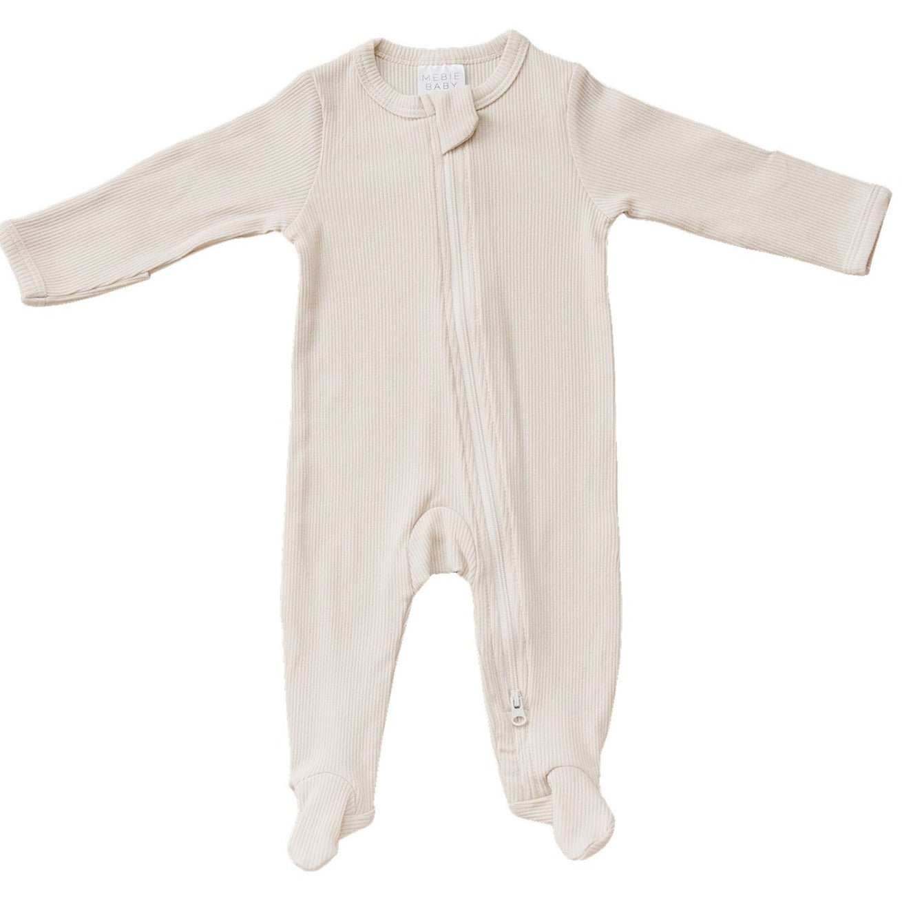 Vanilla Organic Cotton Zipper Pajamas - Blissfully Lavender BoutiqueMebie Baby