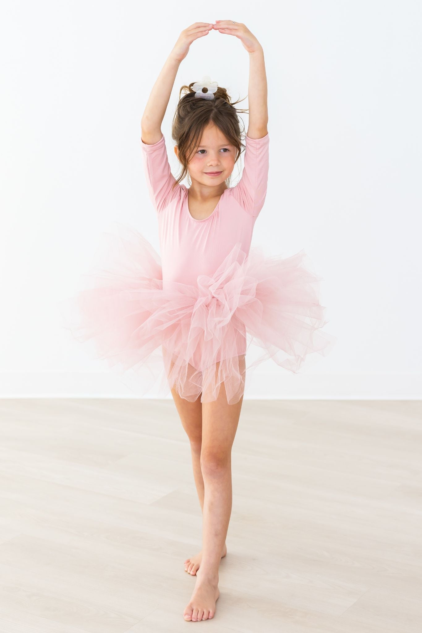 Vintage Pink 3/4 Tutu Leotard - Blissfully Lavender BoutiqueMila & Rose ®