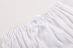 White and Pink Bloomers Knit 2pc Set