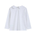White Cotton Santa Collared Shirt