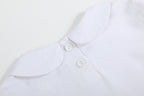 White Cotton Santa Collared Shirt