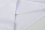 White Lace Collared Girls Short Bubble Sleeve Top