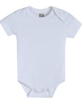 White Organic Cotton Short Sleeve Bodysuit