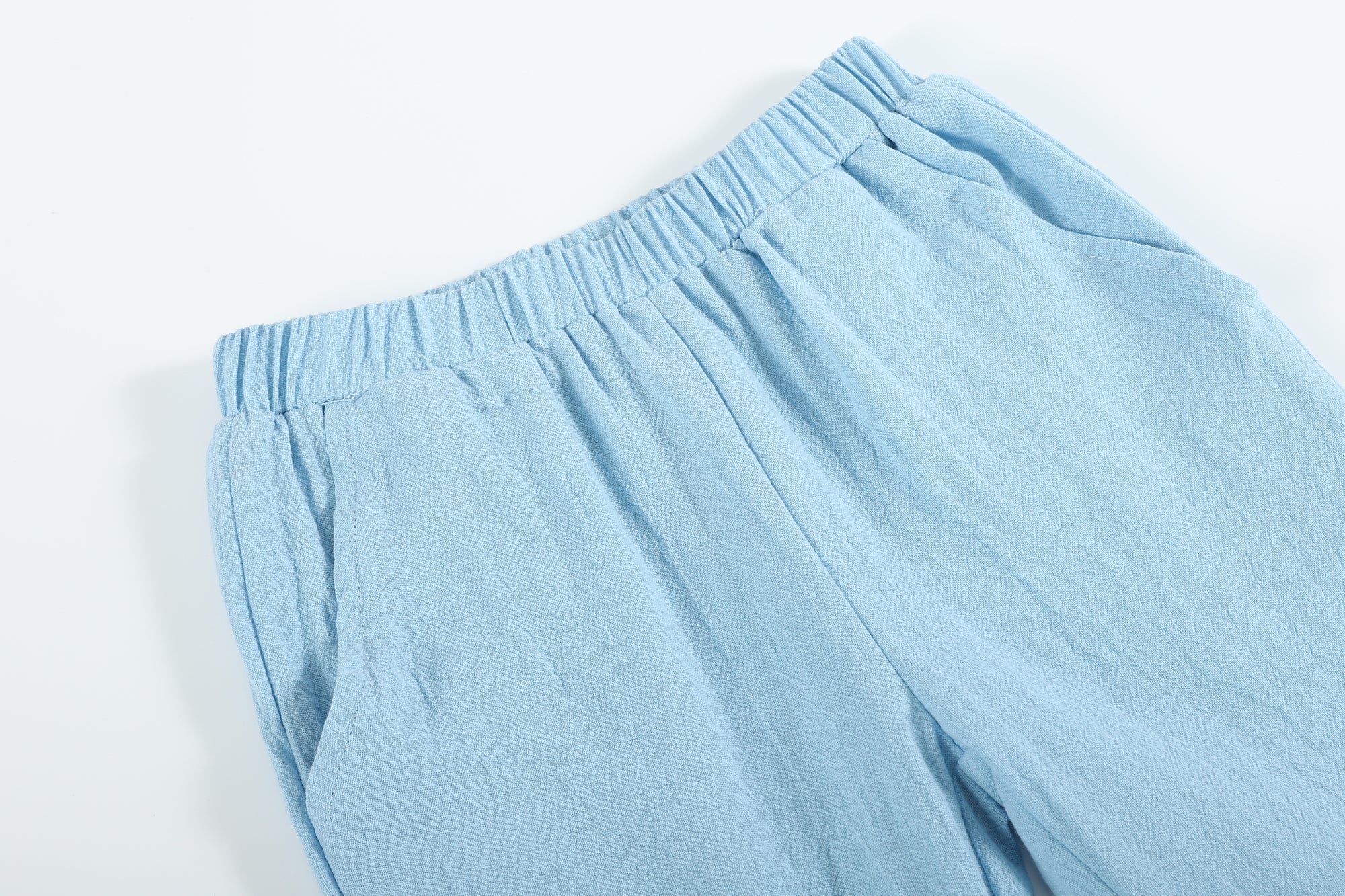 White Pumpkin Shirt and Blue Pants Set