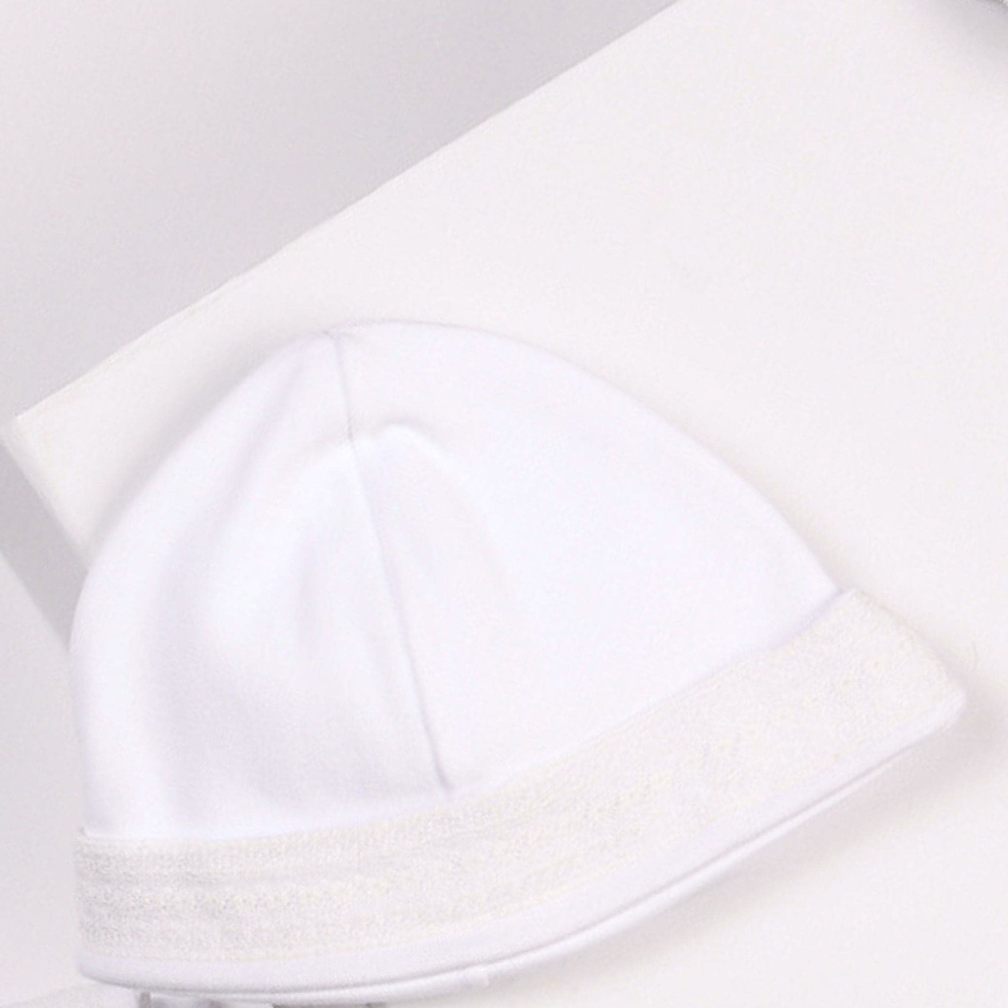 White Quilted Cotton Bonnet Hat - Blissfully Lavender BoutiqueBebe Sweeny