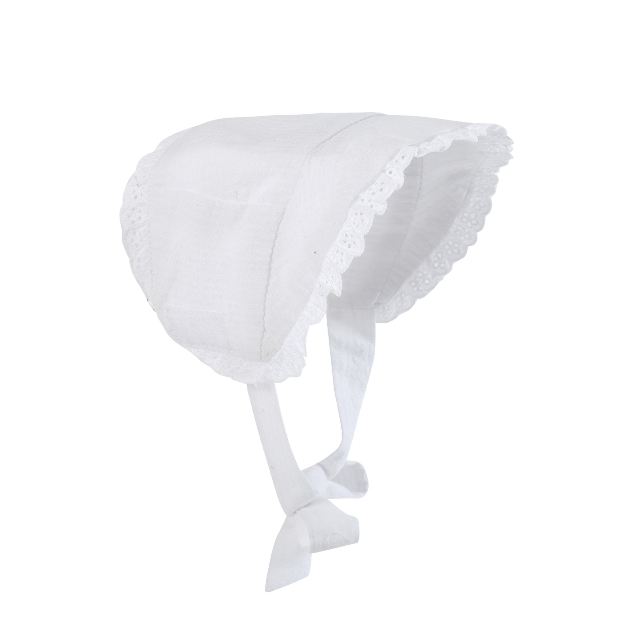 White Summer Bonnet